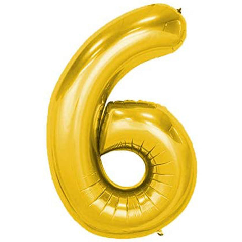 Ballon 6 - Guld (40 cm)