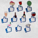 Samle selv - Social Like (10 stk) -   | myselfie.dk