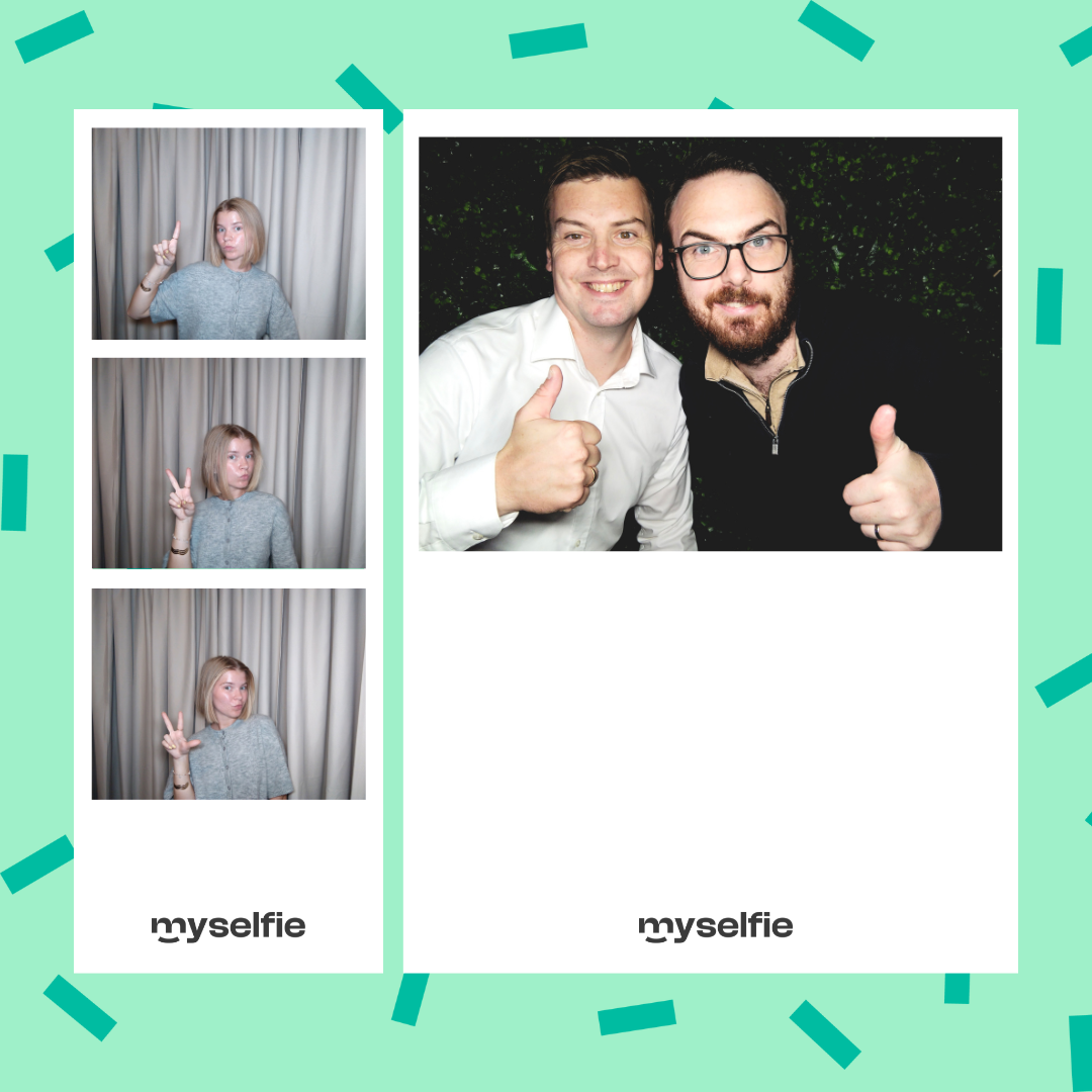 Myselfie Premium | Photo Booth med print & vores populære lydgæstebog