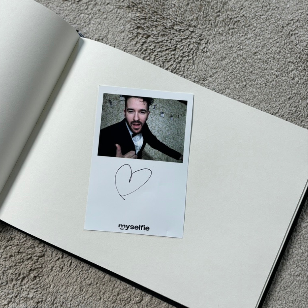 Myselfie Premium | Photo Booth med print & vores populære lydgæstebog