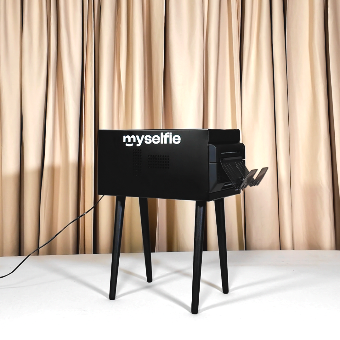 Myselfie Premium | Photo Booth med print & vores populære lydgæstebog