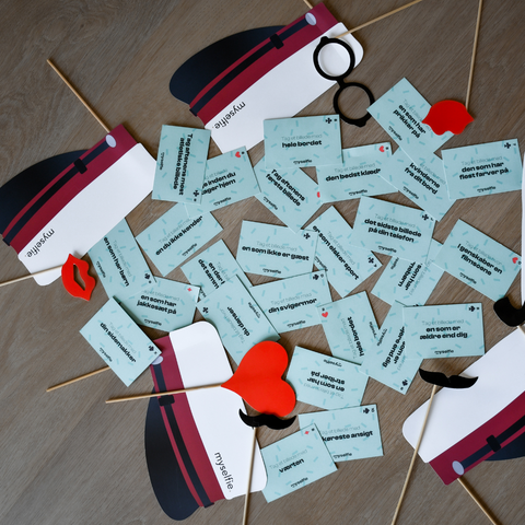 Studenterhue Rekvisitter (Rød)