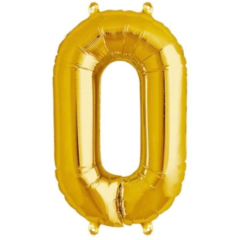 Ballon 0 - Guld (40 cm)