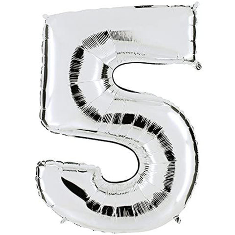 Ballon 5 - Sølv (40 cm)