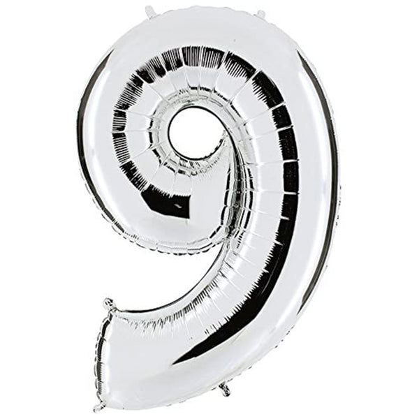 Ballon 9 - Sølv (40 cm)