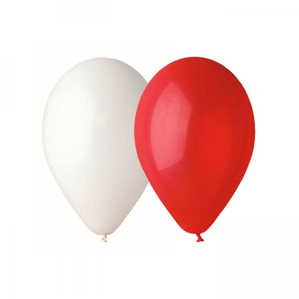 Balloner (Rød + Hvid)