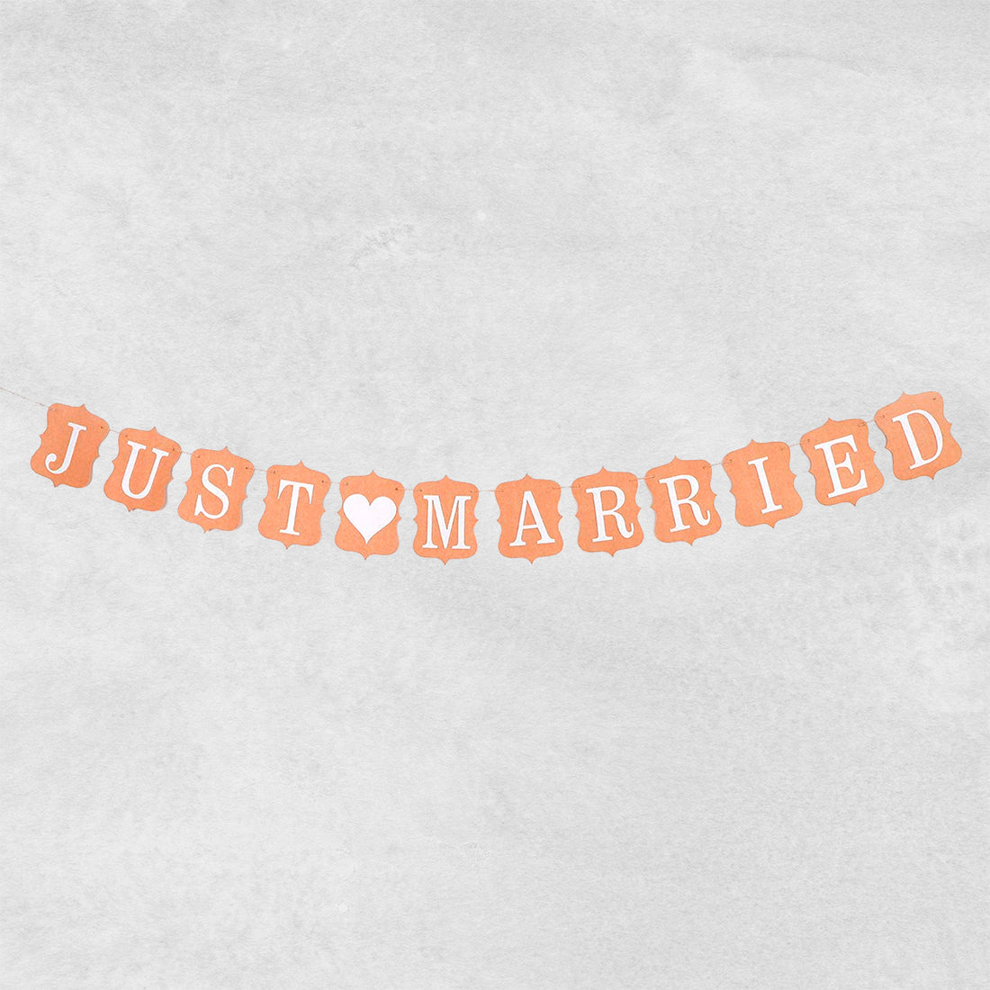 Just Married organisk - på snor