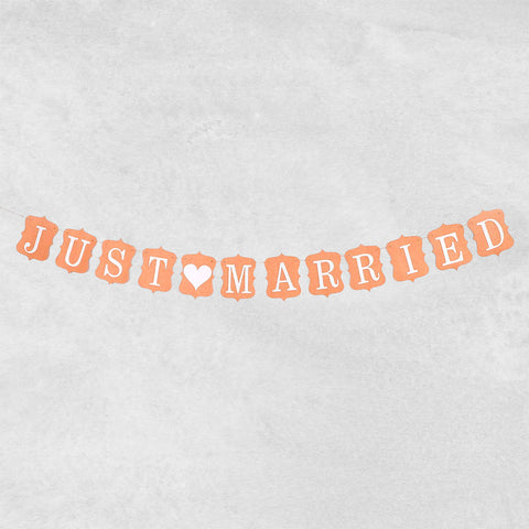 Just Married organisk - på snor